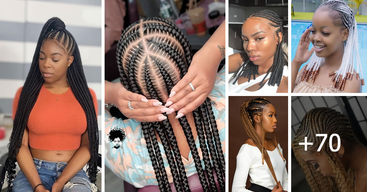 77 Striking Photos: Ghana Weaving All-Back Hairstyles That Will Turn ...