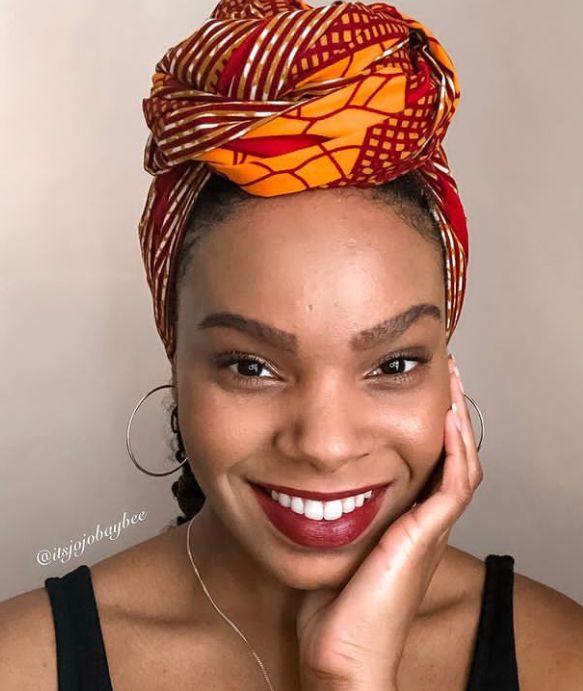 Beautiful African Head Wrap Styles/Ankara Head Wrap