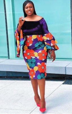 Latest Ankara Midi gown styles