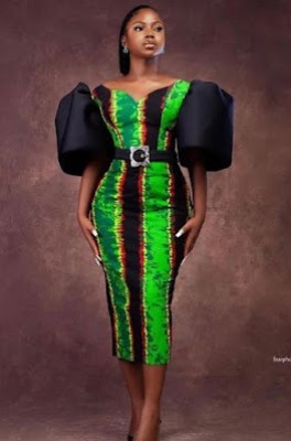 Latest Ankara Midi gown styles