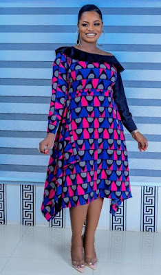 Latest Ankara Midi gown styles