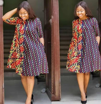 Latest Ankara Midi gown styles
