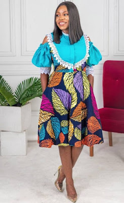 Latest Ankara Midi gown styles