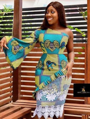 Latest Ankara Midi gown styles