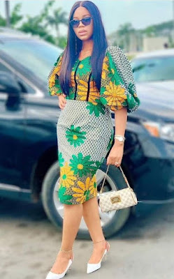 Latest Ankara Midi gown styles