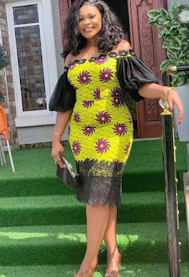 Latest Ankara Midi gown styles