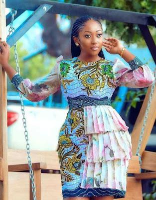 Latest Ankara Midi gown styles