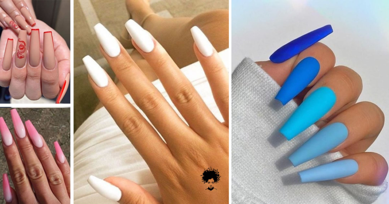 61 Fun Ballerina Nails: Shape And Design Ideas For 2022