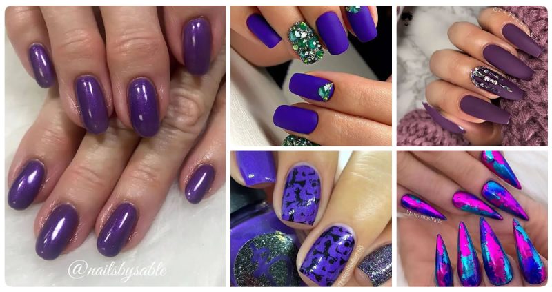 55 Perfect Purple Nail Designs for Practically any Occasion