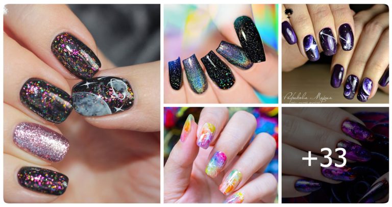 33+ Ideas of Galaxy Nails You Need to Copy Immediately