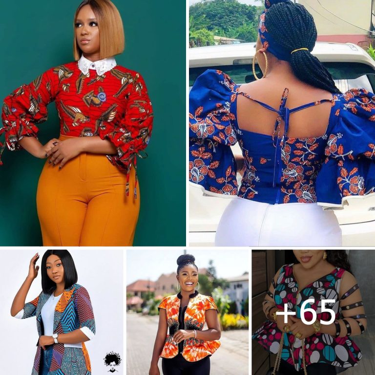 +65 PHOTOS: Ankara skirt/pants and blouse ideas