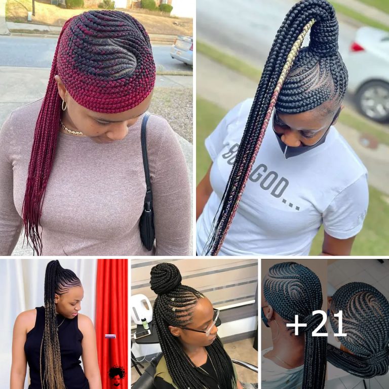 21 Ponytail Lemonade Braids to Switch Up Your Look in 2024