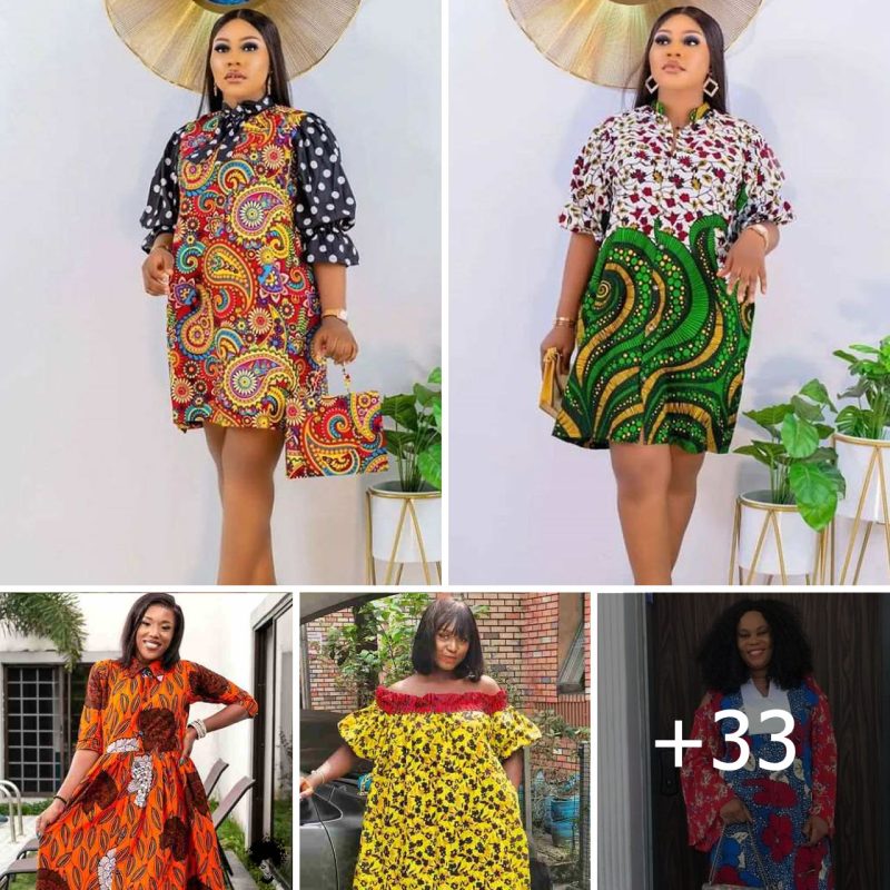 33 PHOTOS: Exclusive Ankara Maternity Dresses