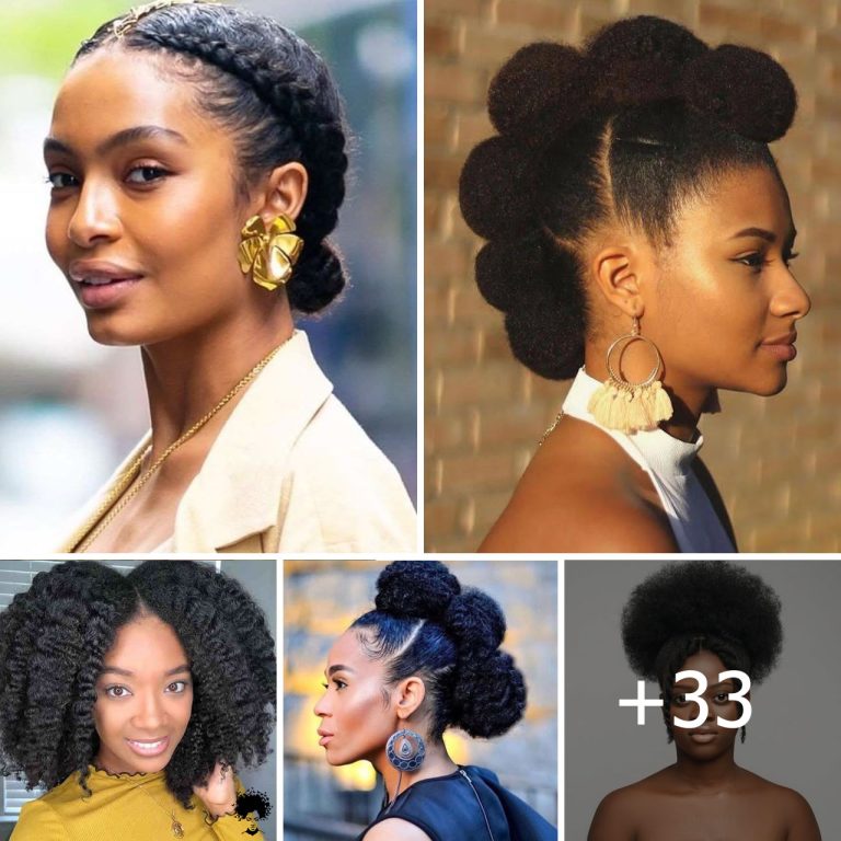 33 Quick and Easy Natural Hairstyles for Work 2023