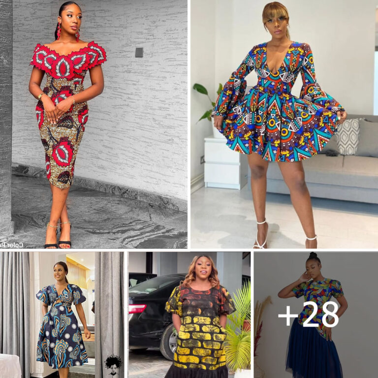 28 PHOTOS: Ankara Short Dress Styles You Should See