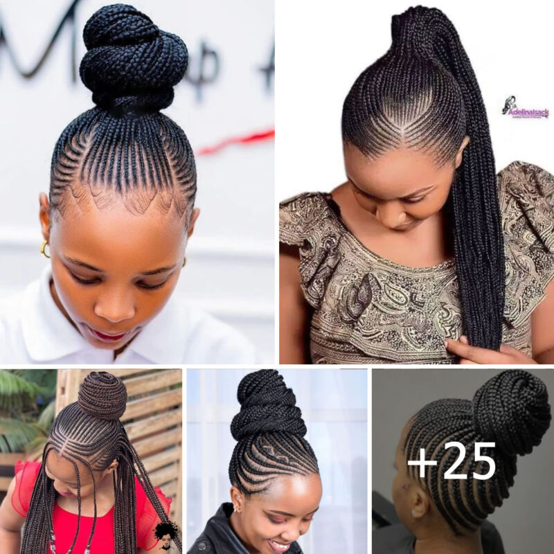 25+ Unique and Captivating Styles for Knotless Ghana Braids Hairstyles