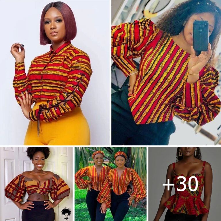 30 PHOTOS: Ankara Tops for Your Skirt and Trousers
