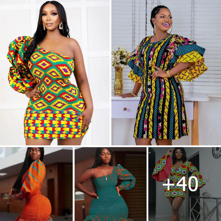 40 PHOTOS: Ankara Short Dress Styles
