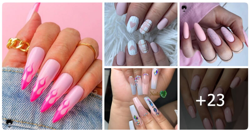 Adorable Pastel Pink Nails To Do In 2024