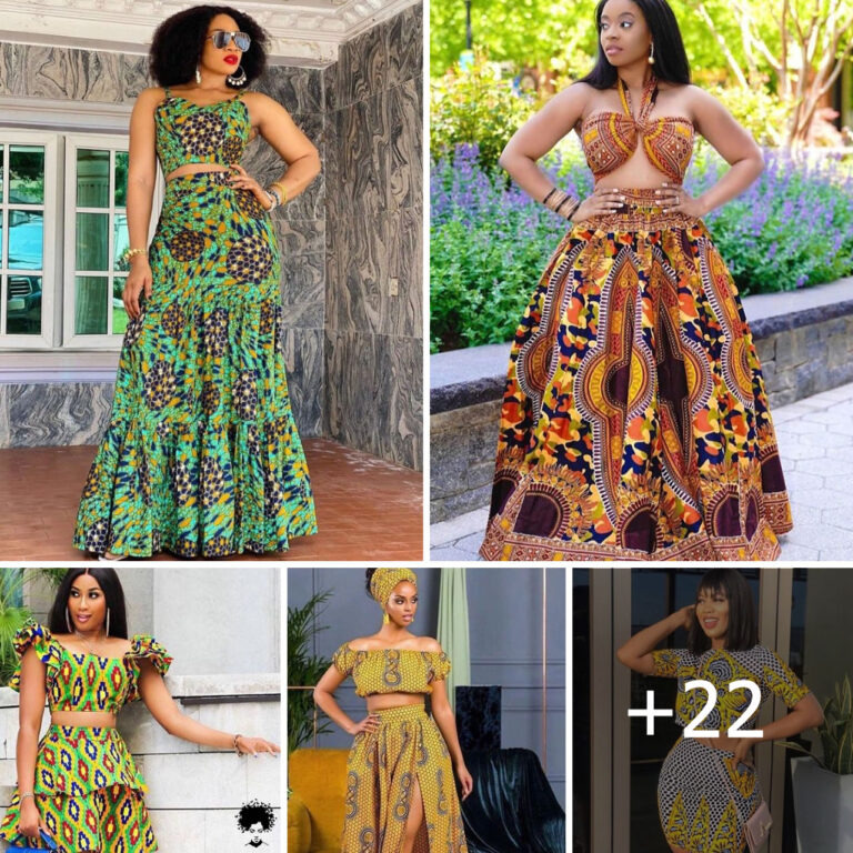 22 PHOTOS: Ankara Crop Dress Styles