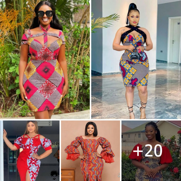 20 PHOTOS: Ankara Short Dress Styles