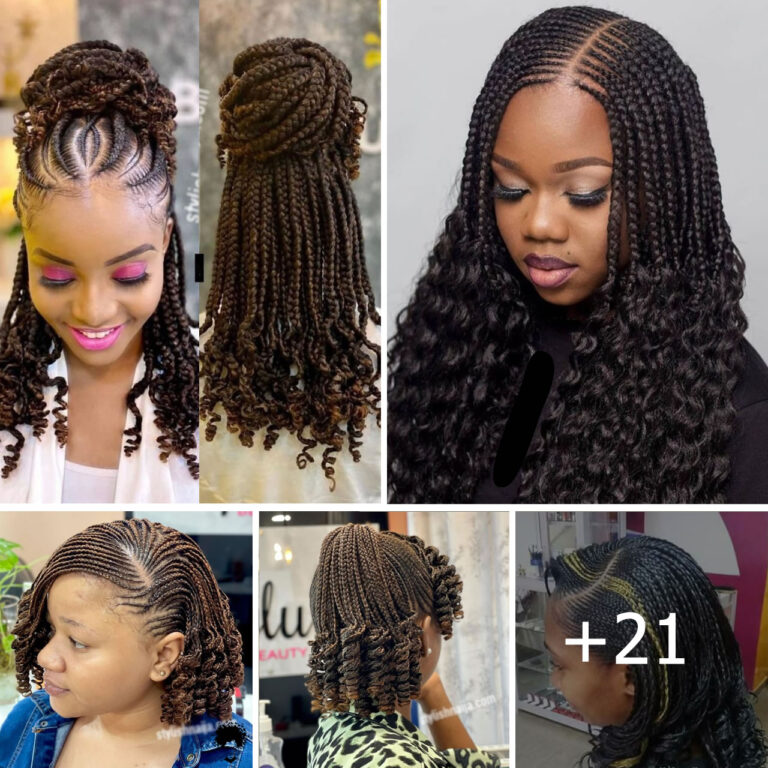 Amazing Box And Twisted Curly Braids Hairstyles You Should Try Out.