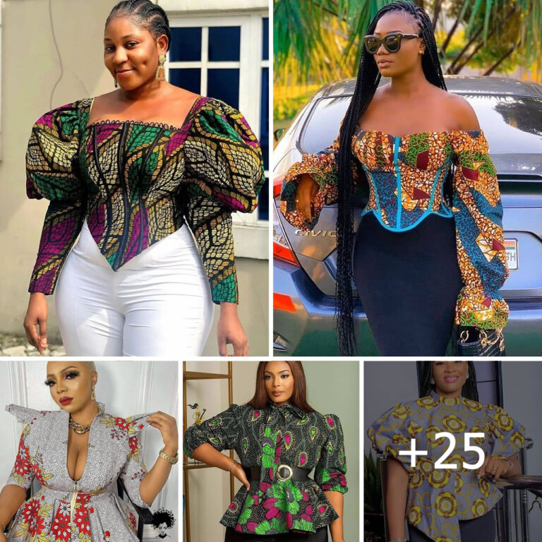 25 PHOTOS: Stylish Ankara Blouse Designs