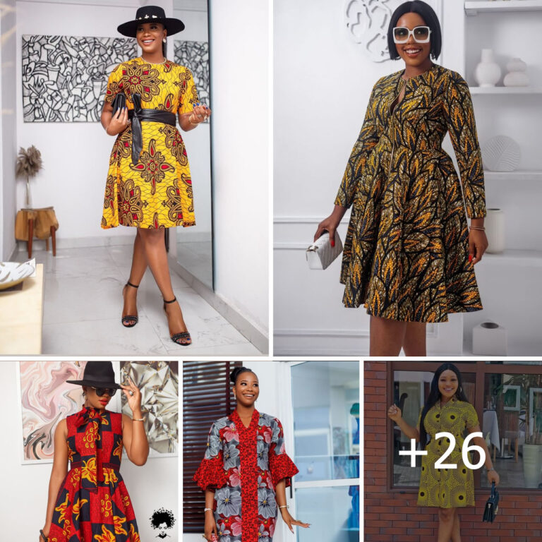 +26 PHOTOS: Unique Ankara Outfits For Bold Ladies