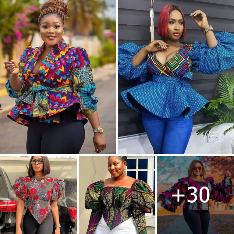 30 PHOTOS: Ankara Tops For Smart Looks