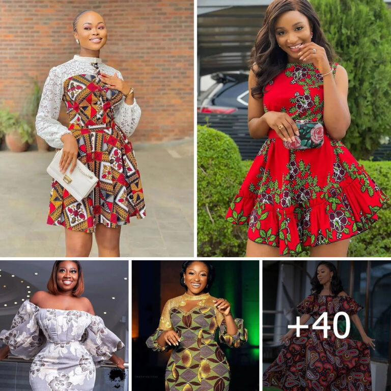 40 PHOTOS: Ankara Gown Styles for Ladies