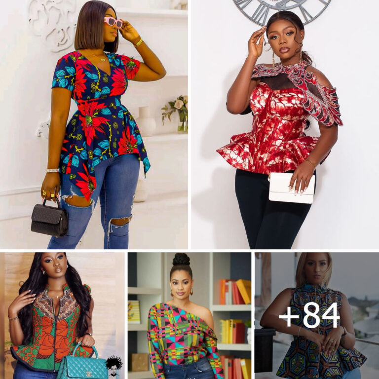 84 PHOTOS: Ankara Tops on Jeans