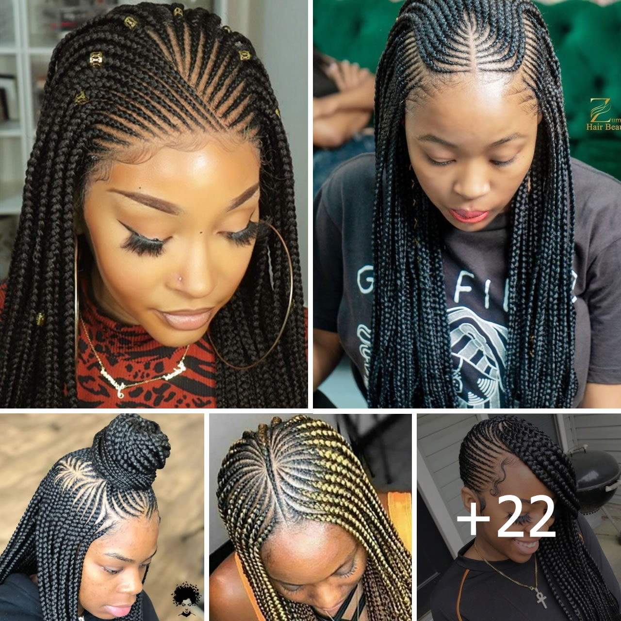Extremely Stylish & Unique Updo Ponytail Braids Hairstyles for Women
