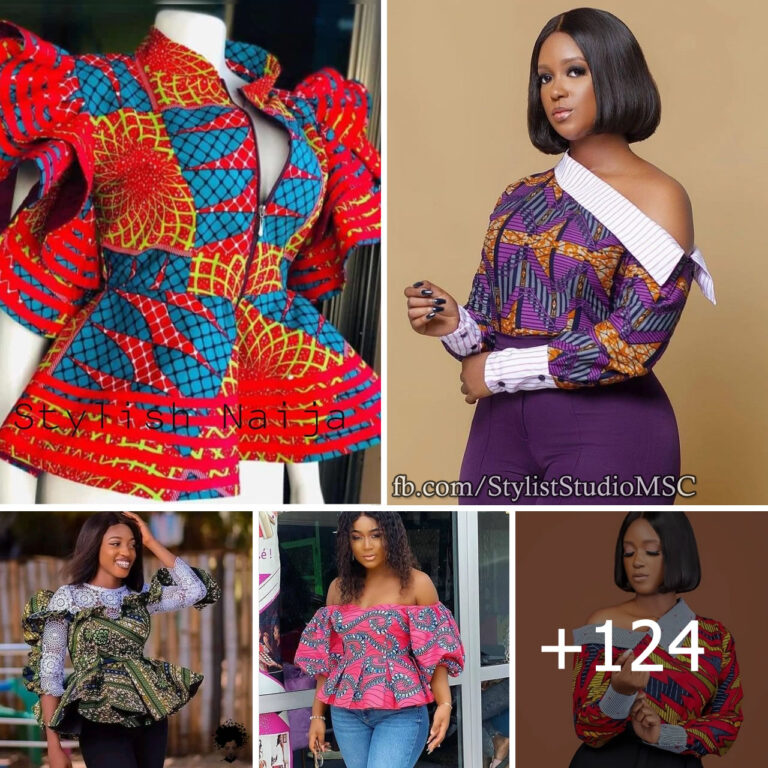 124 PHOTOS: Ankara Blouse Styles