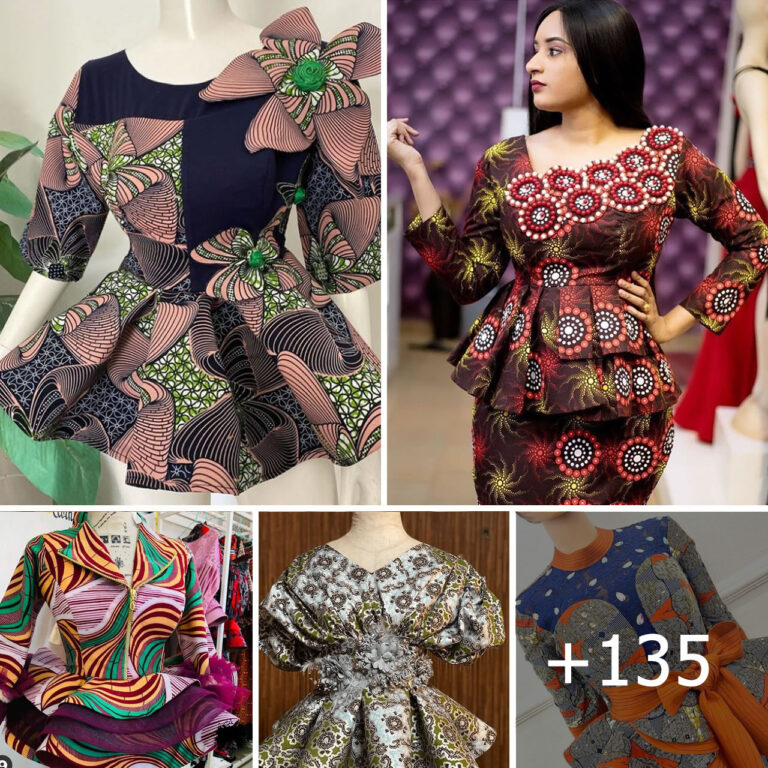 135 PHOTOS:  Ankara Blouse Styles