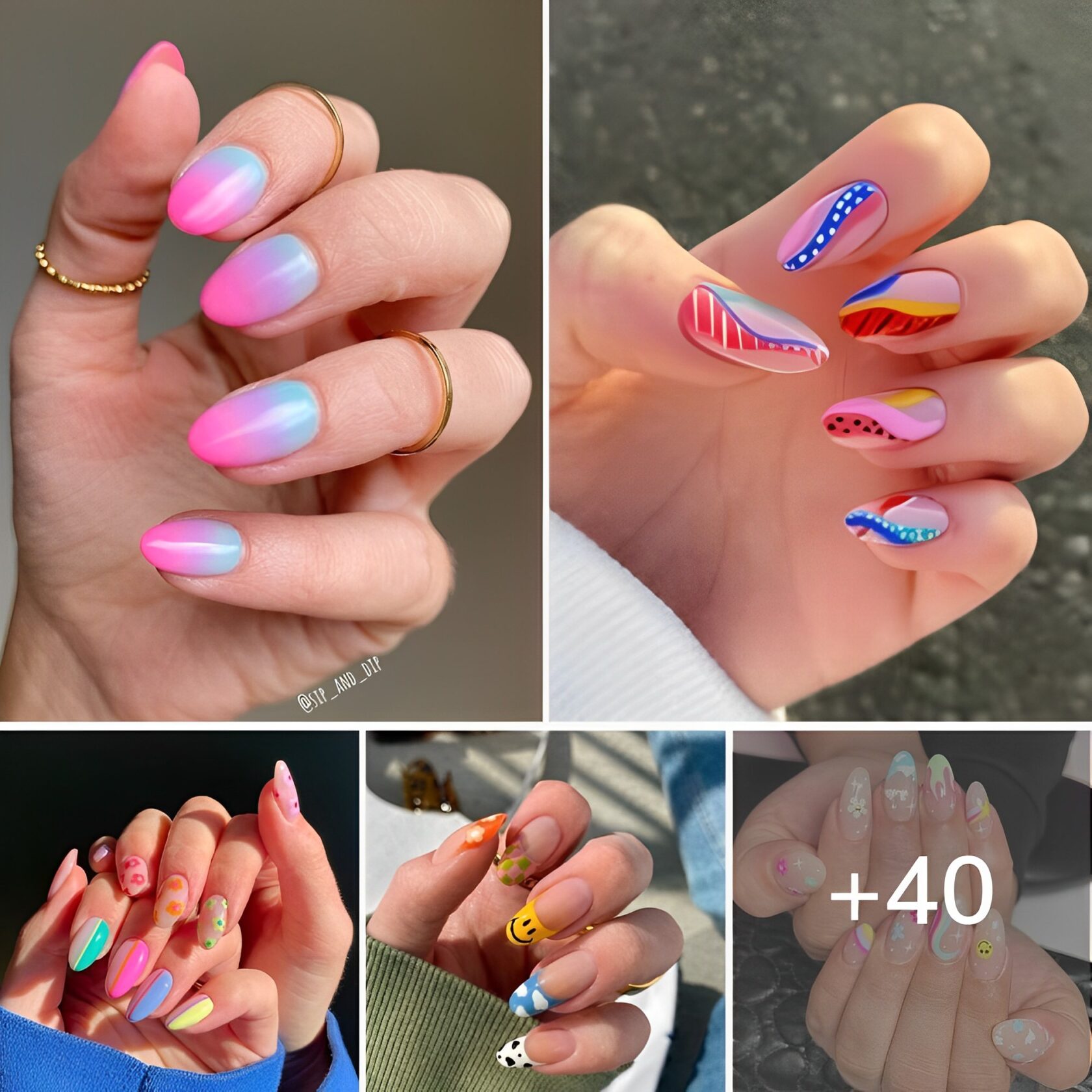 BRIGHT CUTE SUMMER NAILS OF 2024 TO ROCK THIS SEASON