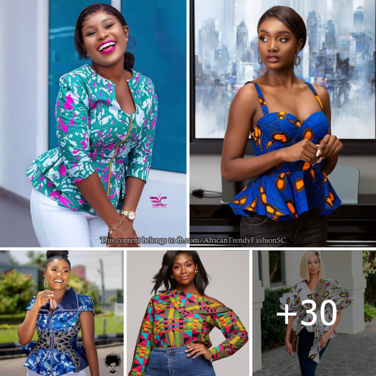30 PHOTOS: Ankara top and trousers ideas