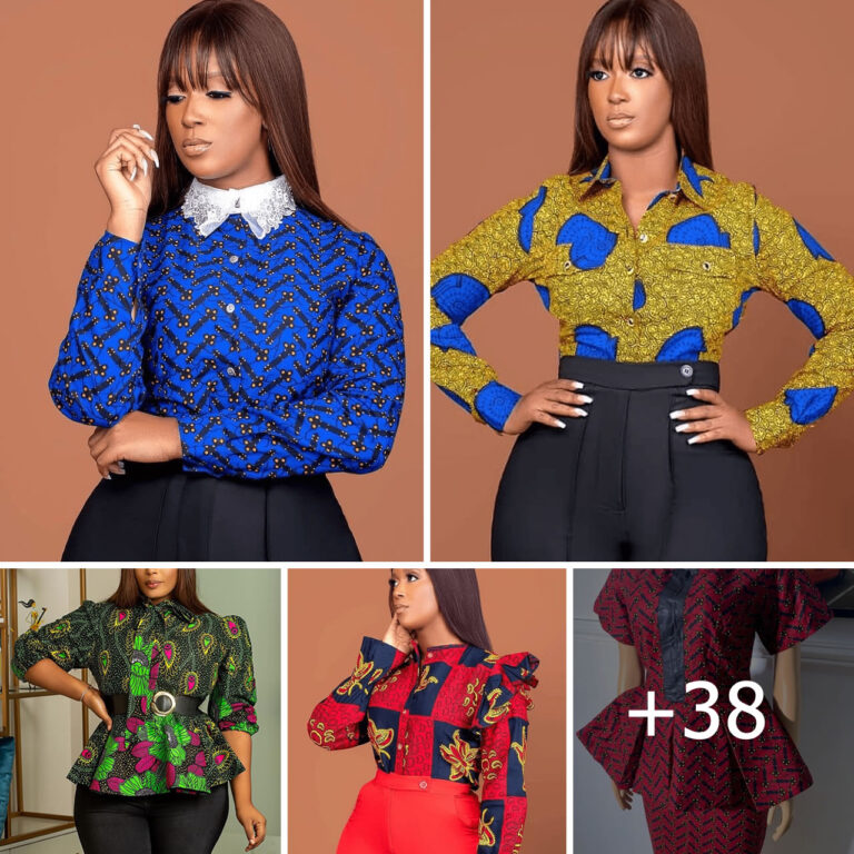+38 PHOTOS: Stylish Ankara Outfits For Ladies
