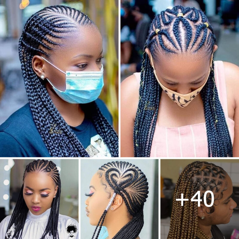 New & Latest Ghana Braids Hairstyles For Women 2025