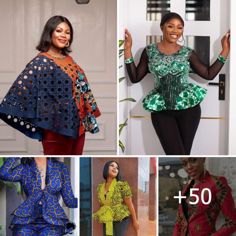 50 PHOTOS: Ankara Blouse Styles