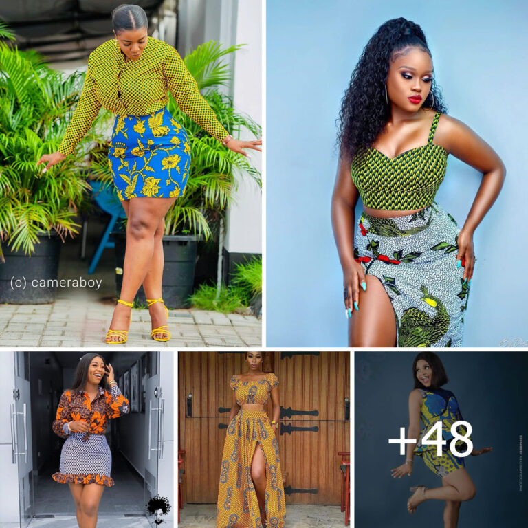 48 PHOTOS: Ankara Skirt And Blouse Styles