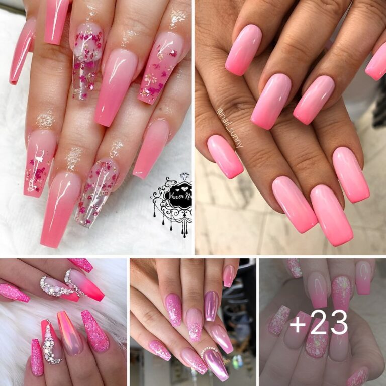 23 Pink Ombre Nails to Inspire Your Next Manicure