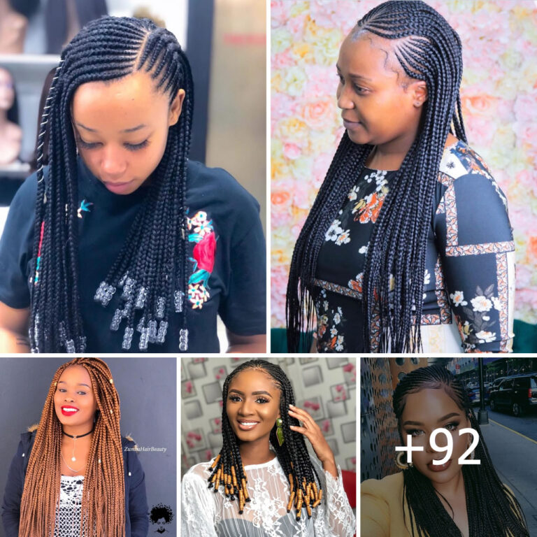 +90 PHOTOS: Luxury knotless braid ideas – Premium knotless braid patterns ‎