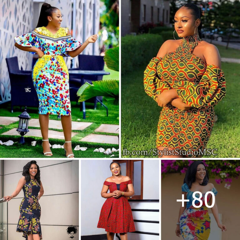 80 PHOTOS: Ankara Gown Styles for Ladies