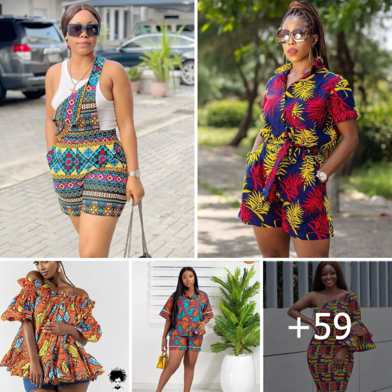 59 PHOTOS: Ankara Shorts and Tops for Ladies