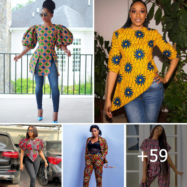 59 PHOTOS: Ankara Tops and Trousers for Ladies