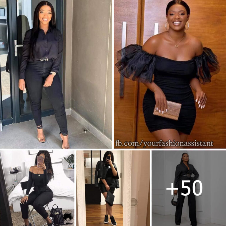 Chic and Simple All-Black-Outfit Ideas for Women