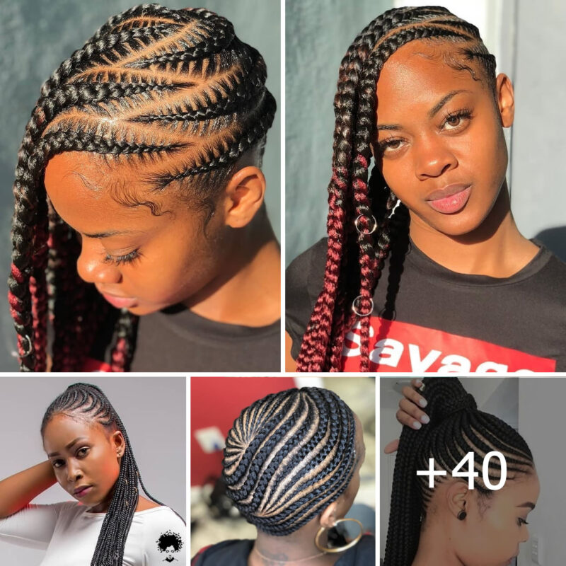 +40 PHOTOS: Professional Cornrow Braid Ideas For Ladies