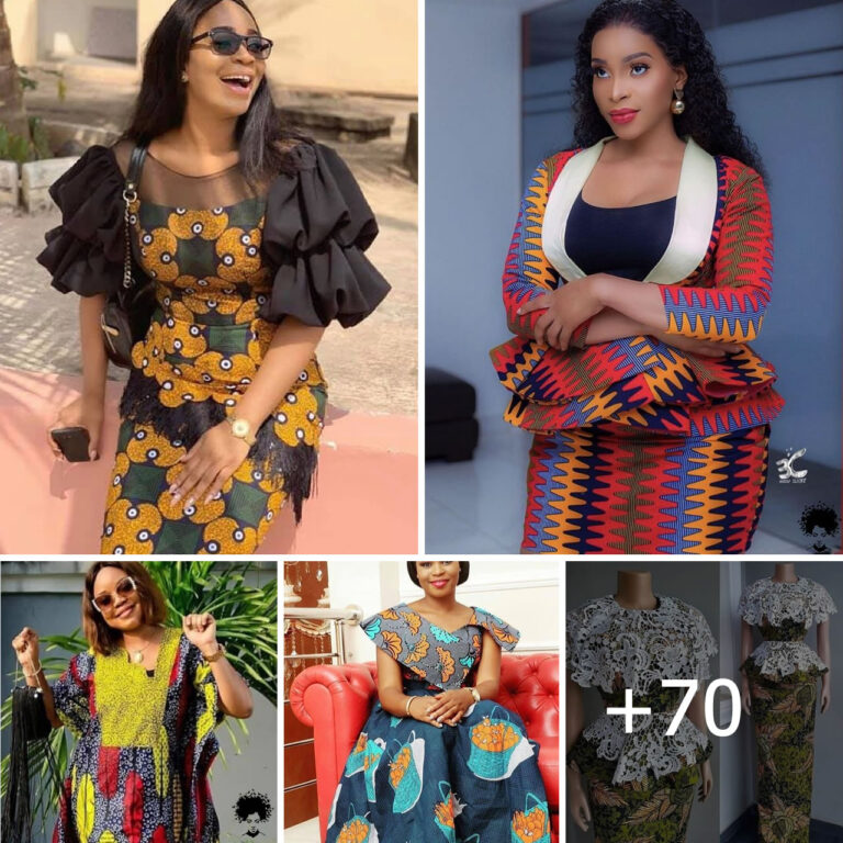 70 PHOTOS: Ankara Skirt and Blouse Combinations