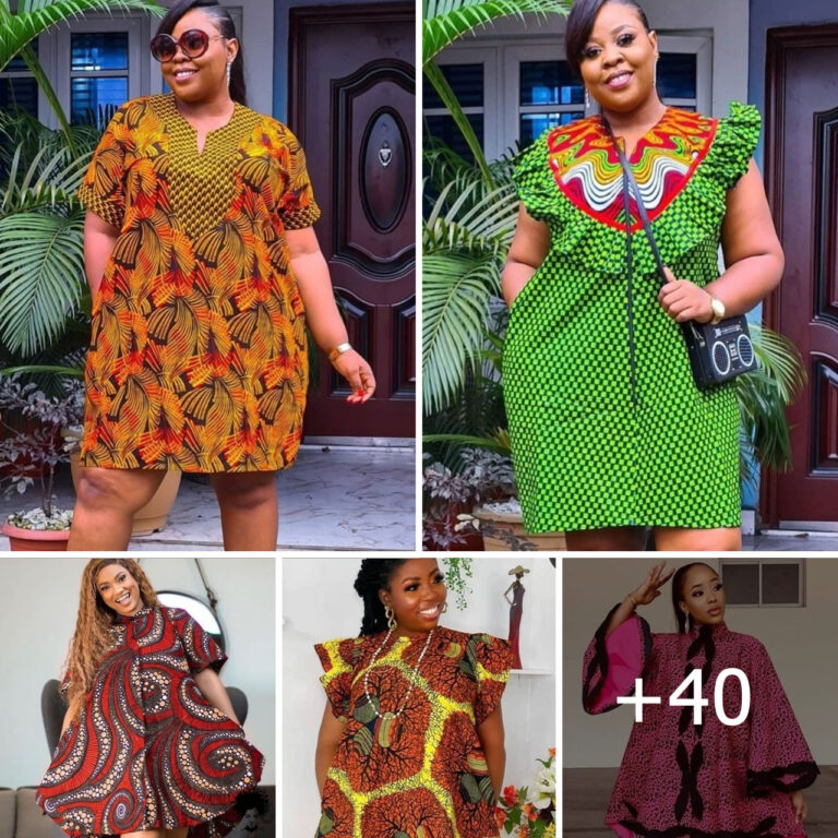 40 PHOTOS: Ankara Flare Gown Styles