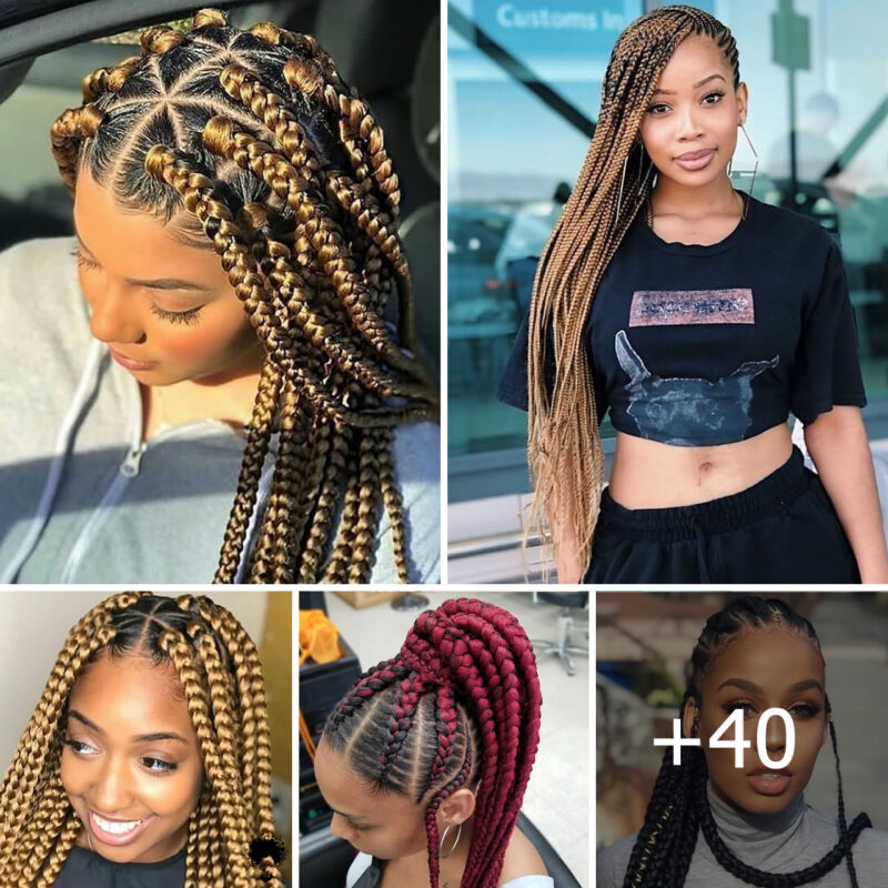 38 PHOTOS: Cornrow Braid Designs + Knotless Braids Styles